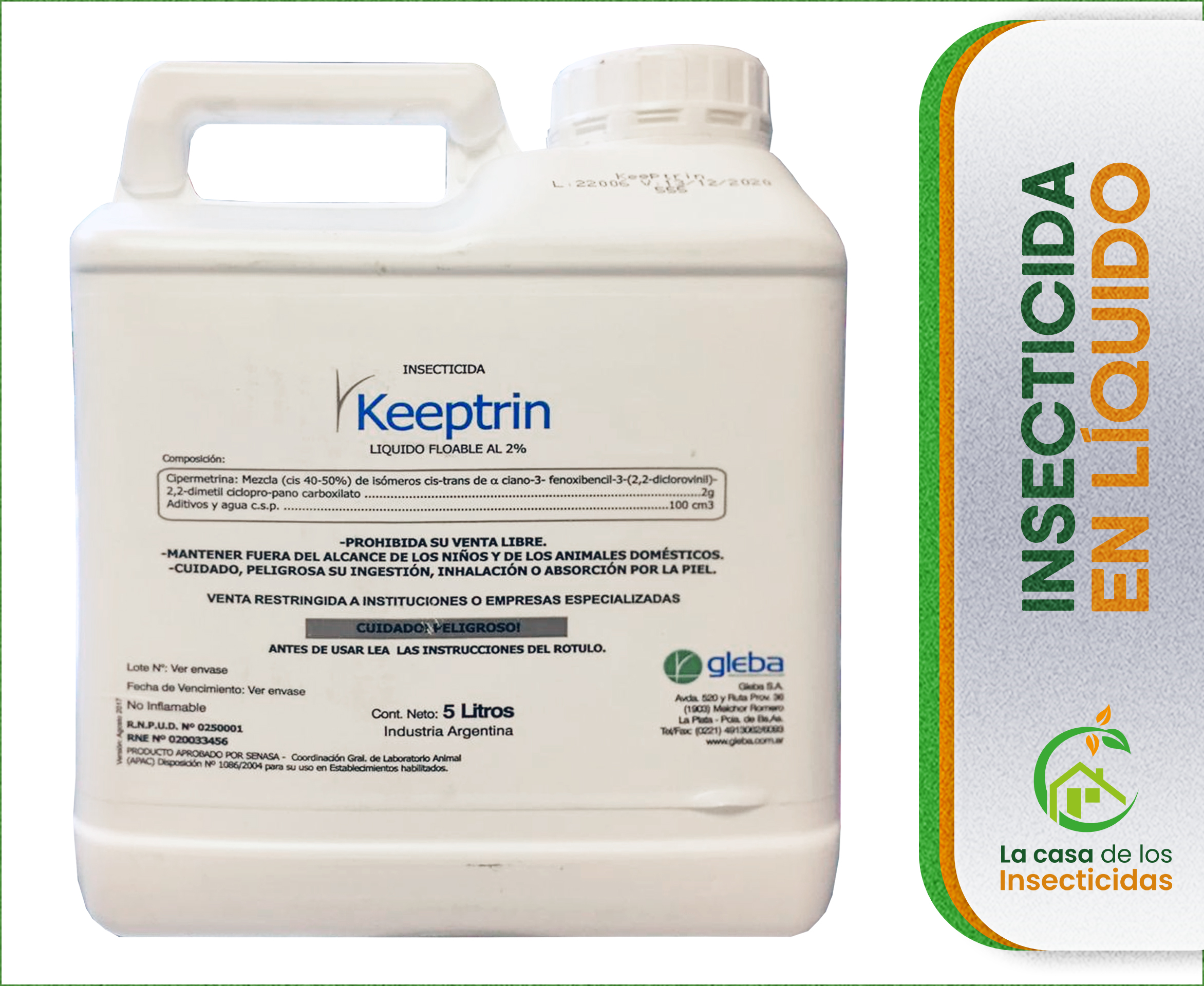 Keeptrin 5 litros Insecticida Floable